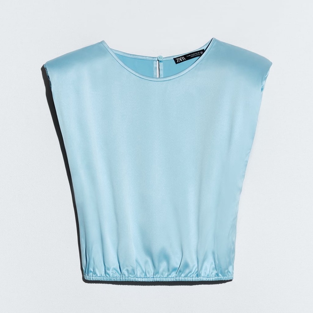 Shoulder pad blouse